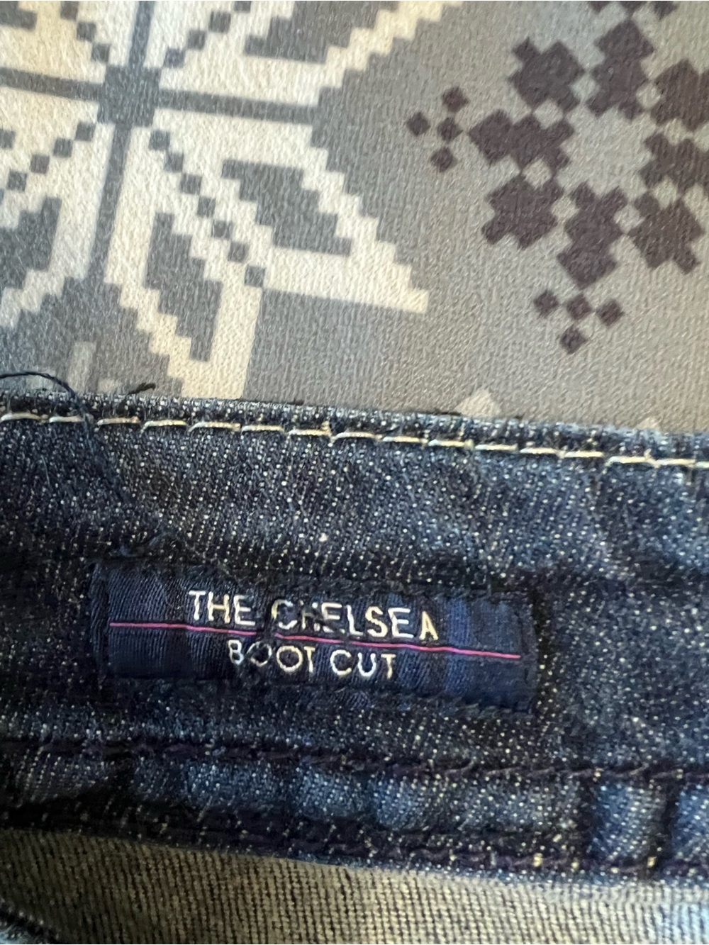 Vigoss Dark Blue Flare Jeans - Wide Leg Denim - Picture 3 of 8